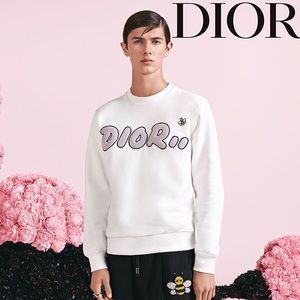 Dior kaws sweatshirt white Clearance